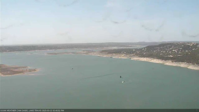 Lake Travis webcam, March 22, 2025 2:45 PM CT