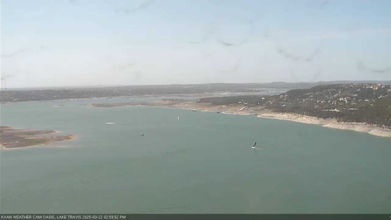 Lake Travis webcam, March 22, 2025 3:00 PM CT