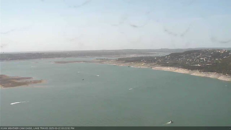 Lake Travis webcam, March 22, 2025 3:25 PM CT