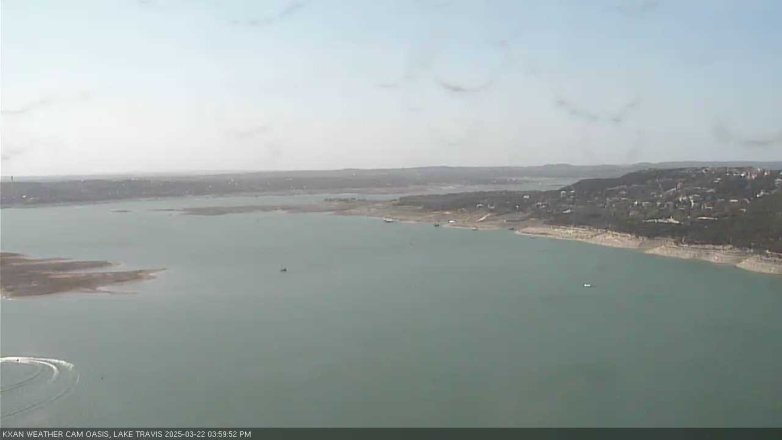 Lake Travis webcam, March 22, 2025 4:00 PM CT