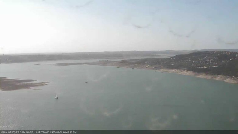 Lake Travis webcam, March 22, 2025 4:45 PM CT