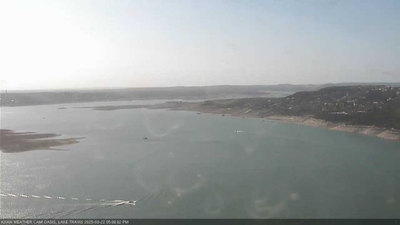 Lake Travis webcam, March 22, 2025 5:00 PM CT