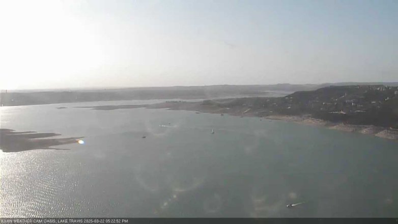 Lake Travis webcam, March 22, 2025 5:25 PM CT
