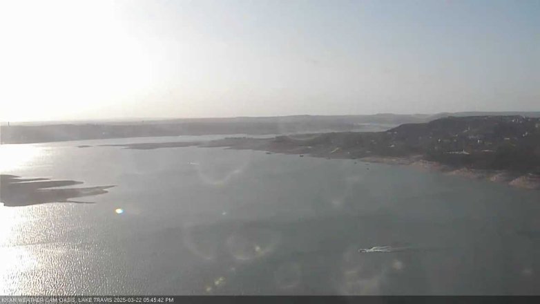 Lake Travis webcam, March 22, 2025 5:45 PM CT