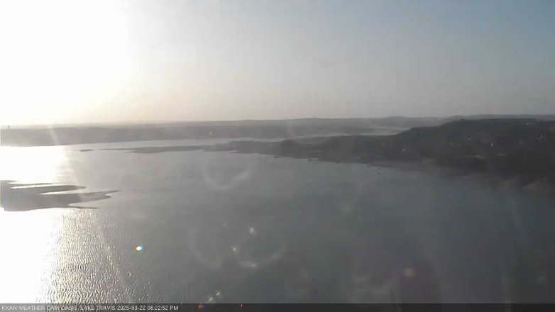 Lake Travis webcam, March 22, 2025 6:25 PM CT