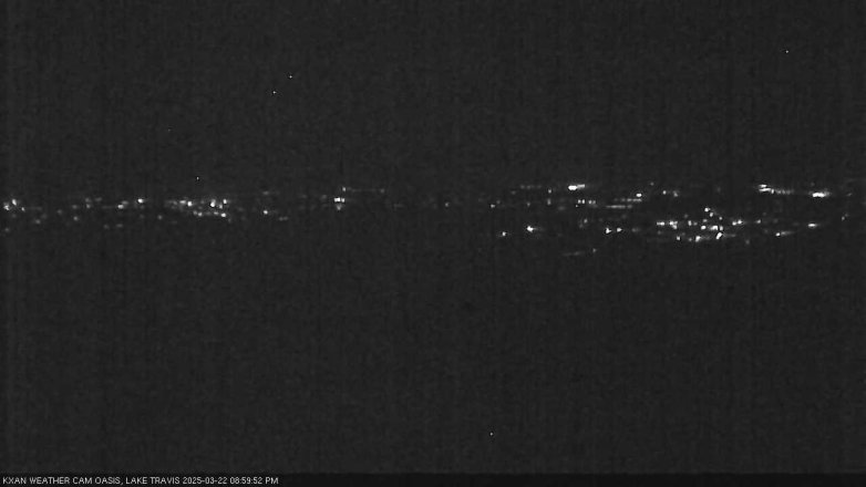 Lake Travis webcam, March 22, 2025 9:00 PM CT