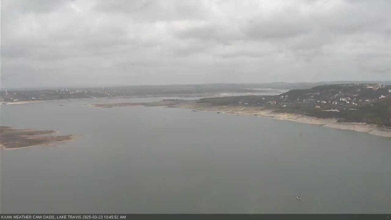 Lake Travis webcam, March 23, 2025 10:45 AM CT