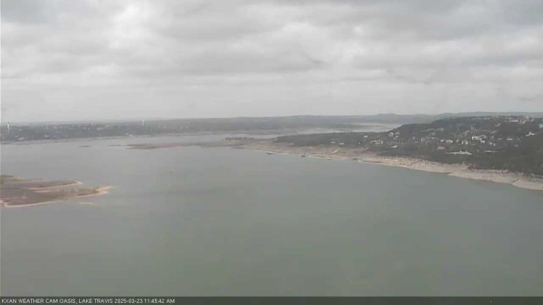 Lake Travis webcam, March 23, 2025 11:45 AM CT