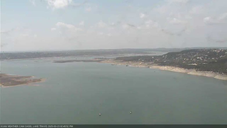 Lake Travis webcam, March 23, 2025 2:45 PM CT
