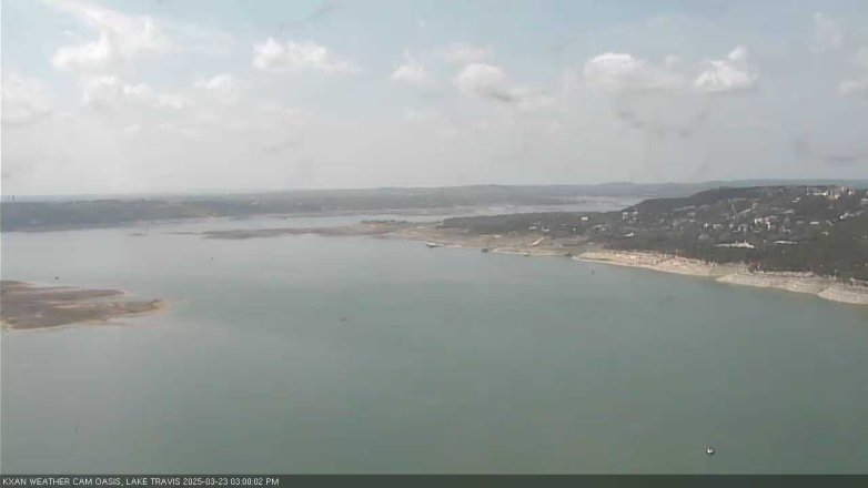 Lake Travis webcam, March 23, 2025 3:00 PM CT