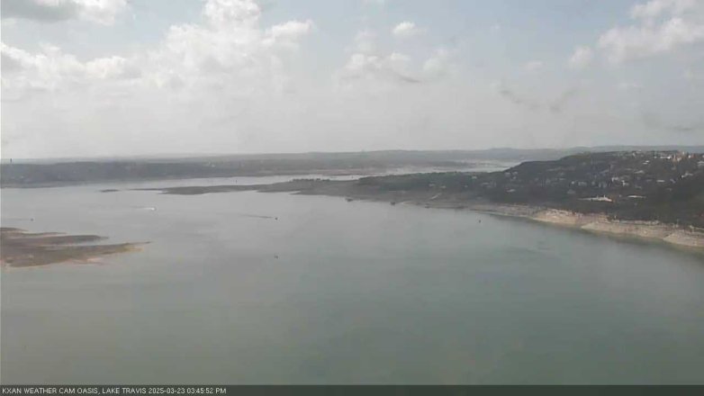Lake Travis webcam, March 23, 2025 3:45 PM CT