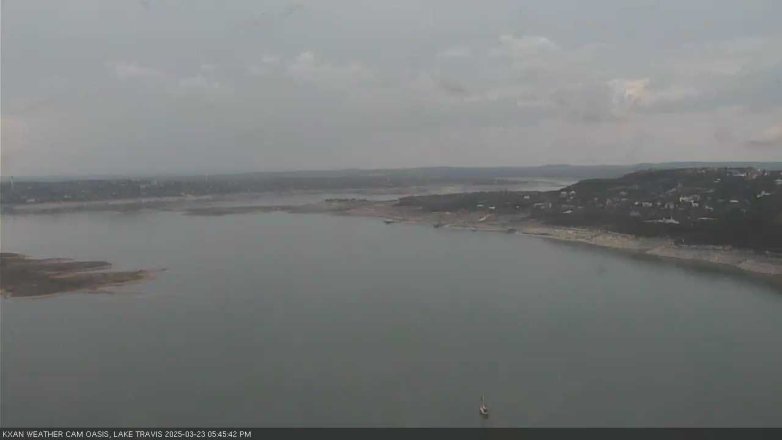 Lake Travis webcam, March 23, 2025 5:45 PM CT