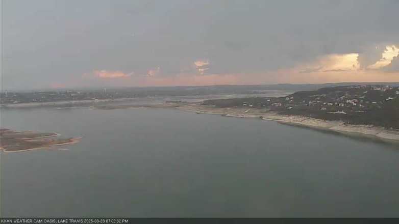 Lake Travis webcam, March 23, 2025 7:00 PM CT