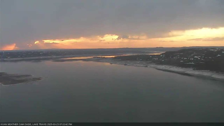 Lake Travis webcam, March 23, 2025 7:25 PM CT