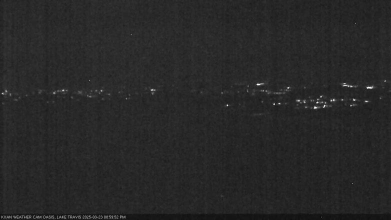 Lake Travis webcam, March 23, 2025 9:00 PM CT
