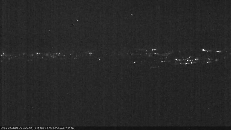 Lake Travis webcam, March 23, 2025 9:25 PM CT