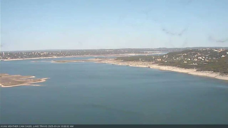 Lake Travis webcam, March 24, 2025 10:00 AM CT