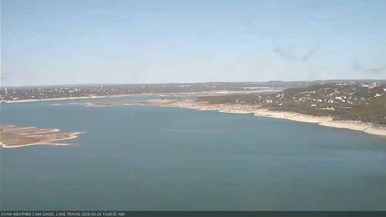 Lake Travis webcam, March 24, 2025 10:45 AM CT