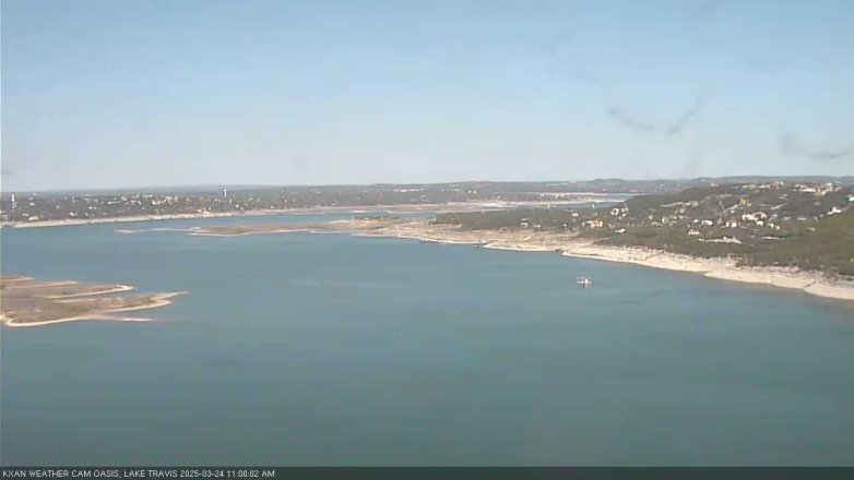 Lake Travis webcam, March 24, 2025 11:00 AM CT
