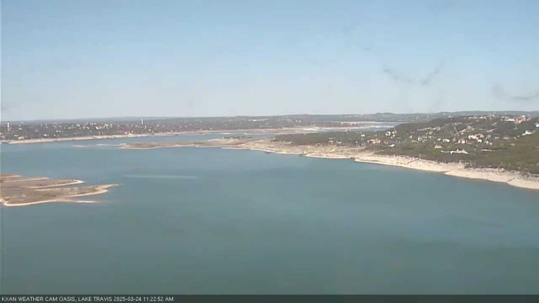 Lake Travis webcam, March 24, 2025 11:25 AM CT