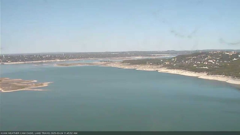 Lake Travis webcam, March 24, 2025 11:45 AM CT