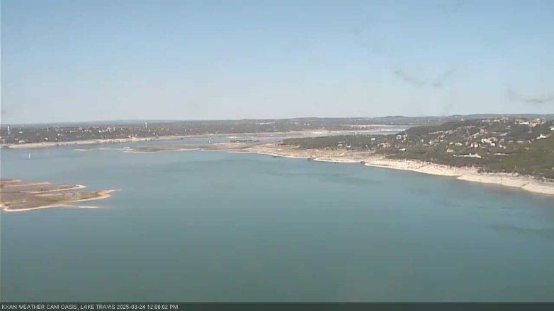 Lake Travis webcam, March 24, 2025 12:00 PM CT