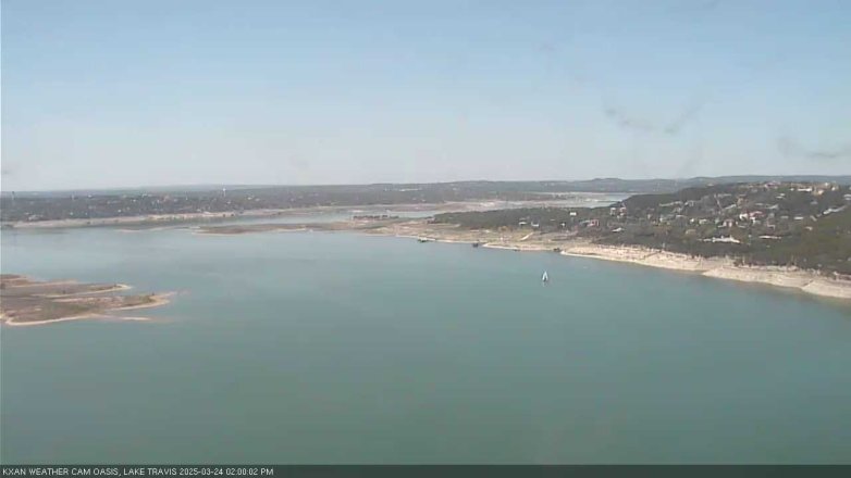 Lake Travis webcam, March 24, 2025 2:00 PM CT
