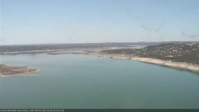 Lake Travis webcam, March 24, 2025 2:25 PM CT