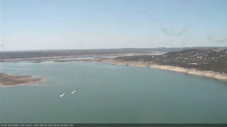 Lake Travis webcam, March 24, 2025 2:45 PM CT