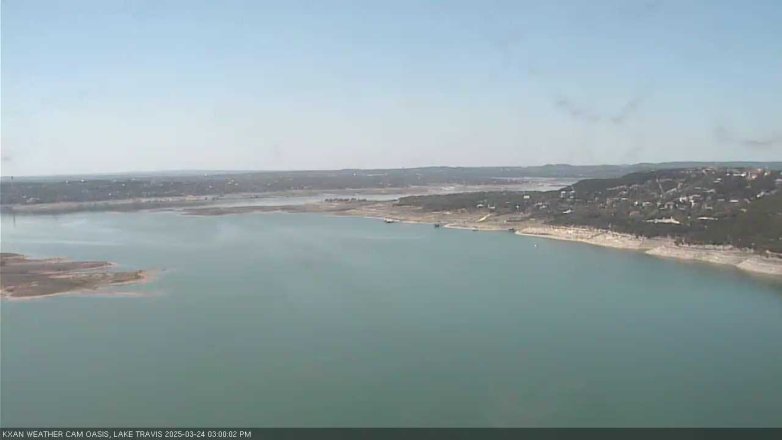 Lake Travis webcam, March 24, 2025 3:00 PM CT