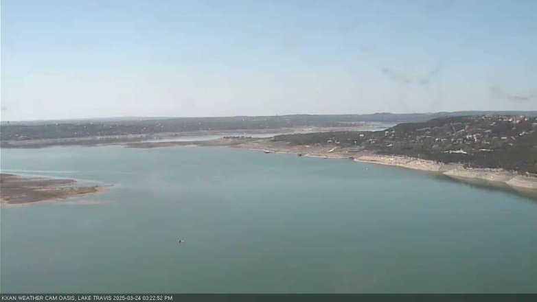 Lake Travis webcam, March 24, 2025 3:25 PM CT