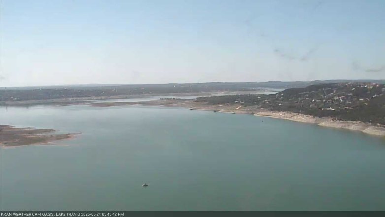 Lake Travis webcam, March 24, 2025 3:45 PM CT
