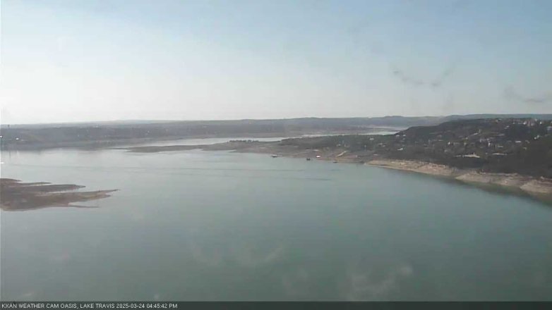 Lake Travis webcam, March 24, 2025 4:45 PM CT