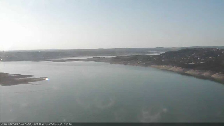 Lake Travis webcam, March 24, 2025 5:25 PM CT