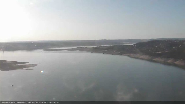 Lake Travis webcam, March 24, 2025 5:45 PM CT