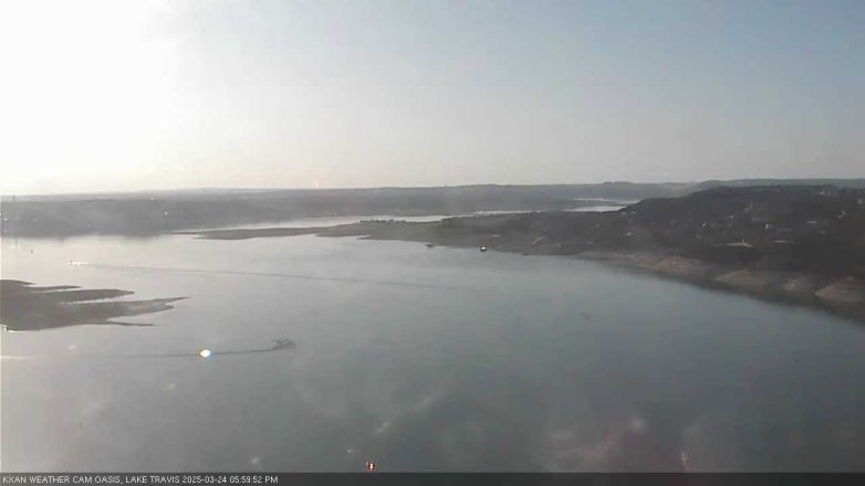 Lake Travis webcam, March 24, 2025 6:00 PM CT