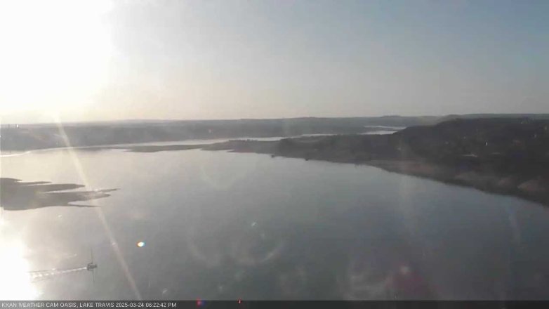 Lake Travis webcam, March 24, 2025 6:25 PM CT