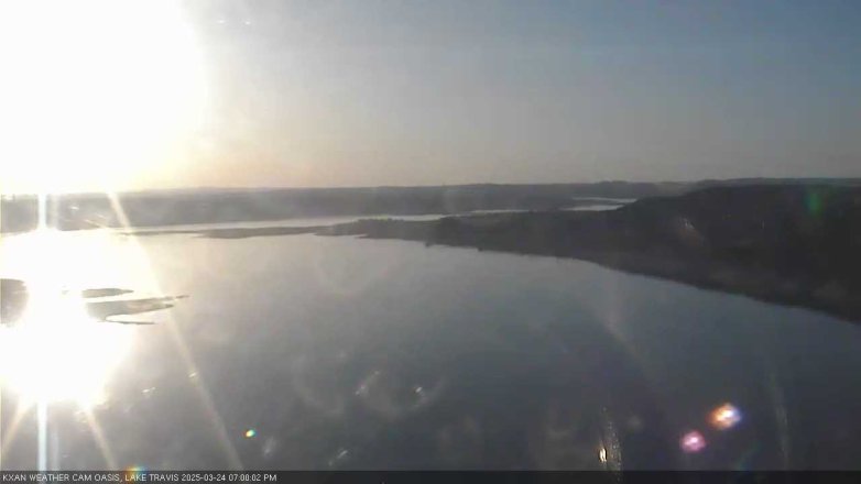 Lake Travis webcam, March 24, 2025 7:00 PM CT