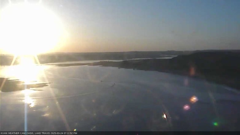 Lake Travis webcam, March 24, 2025 7:25 PM CT