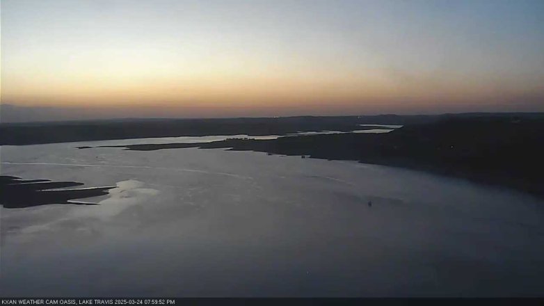 Lake Travis webcam, March 24, 2025 8:00 PM CT