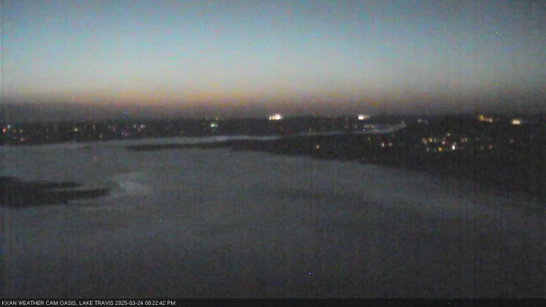 Lake Travis webcam, March 24, 2025 8:25 PM CT