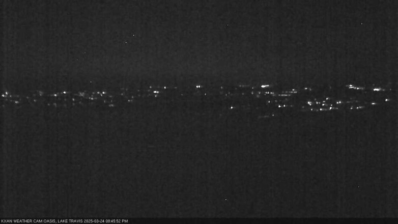 Lake Travis webcam, March 24, 2025 8:45 PM CT