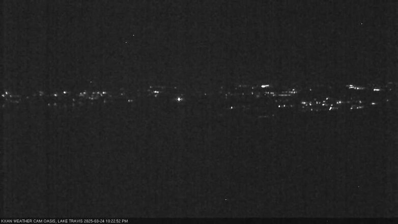 Lake Travis webcam, March 24, 2025 10:25 PM CT