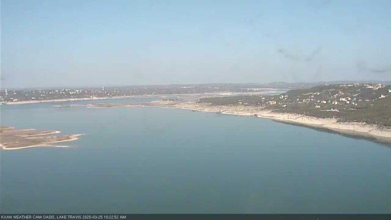 Lake Travis webcam, March 25, 2025 10:25 AM CT