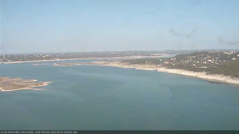 Lake Travis webcam, March 25, 2025 10:45 AM CT
