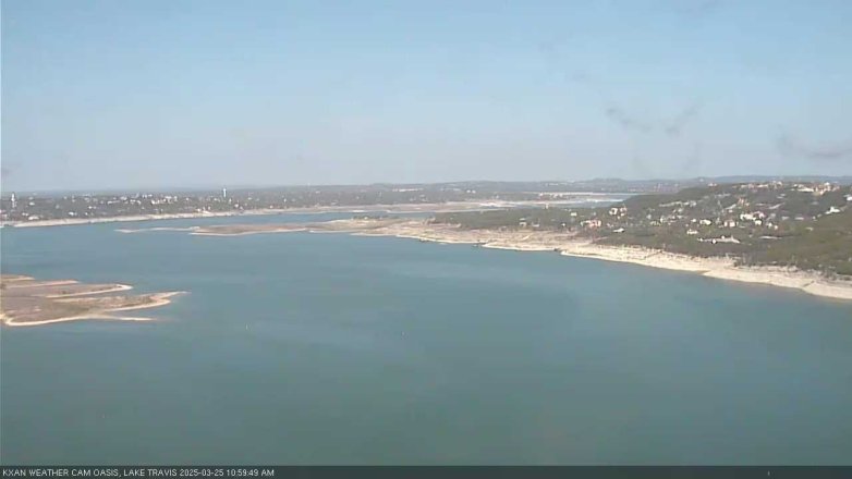Lake Travis webcam, March 25, 2025 11:00 AM CT