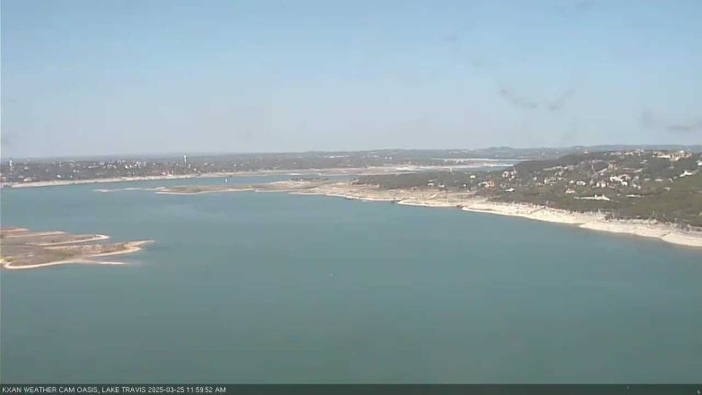 Lake Travis webcam, March 25, 2025 12:00 PM CT