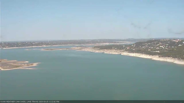 Lake Travis webcam, March 25, 2025 12:25 PM CT