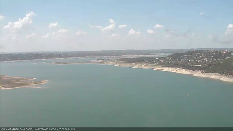 Lake Travis webcam, March 25, 2025 2:00 PM CT