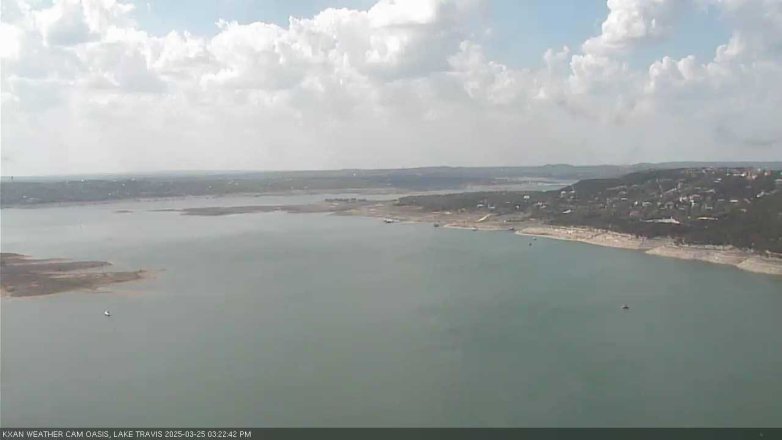 Lake Travis webcam, March 25, 2025 3:25 PM CT